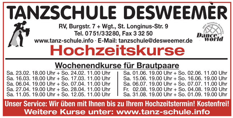 Tanzschule Desweeemér Tanzschule Desweeemér