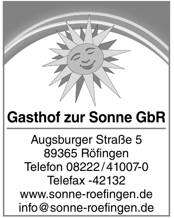 Gasthof zur Sonne GbR