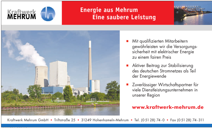 Kraftwerk Mehrum GmbH Kraftwerk Mehrum GmbH