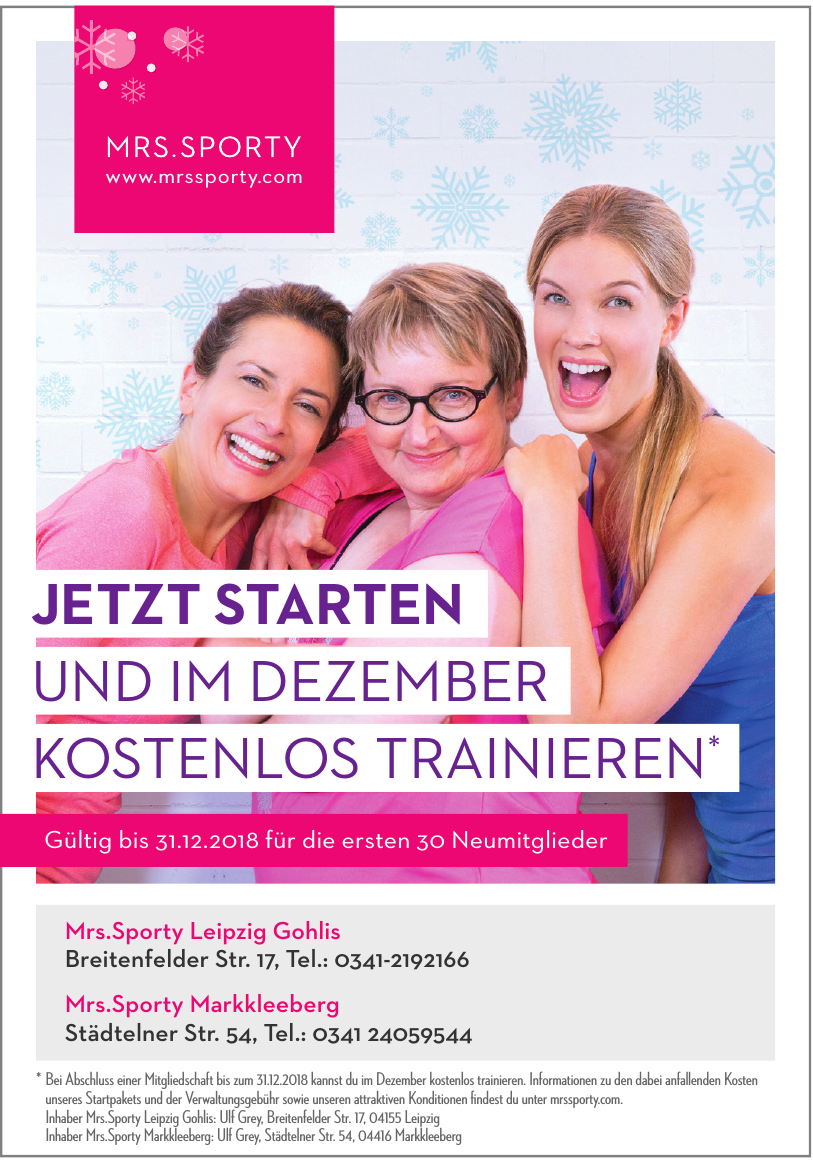 Mrs. Sporty Leipzig Gohlis Mrs. Sporty Leipzig Gohlis