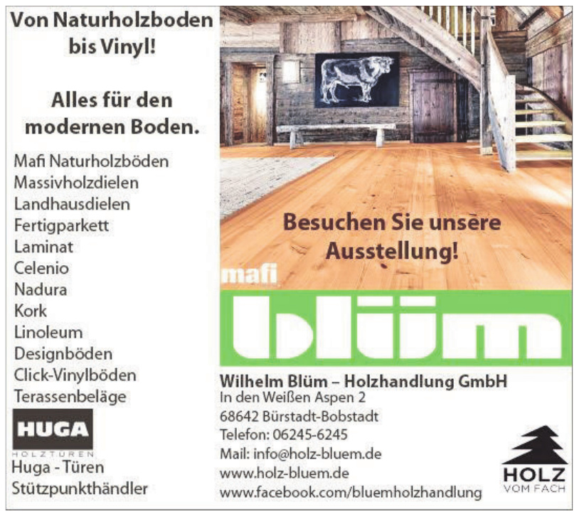 Wilhelm Blüm – Holzhandlung GmbH Wilhelm Blüm – Holzhandlung GmbH