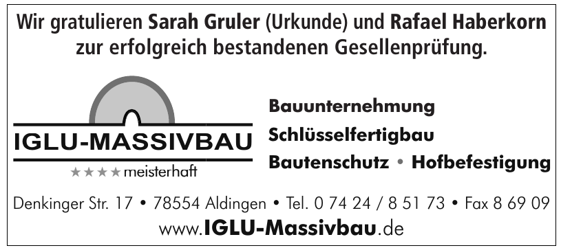 Iglu-Massivbau Iglu-Massivbau
