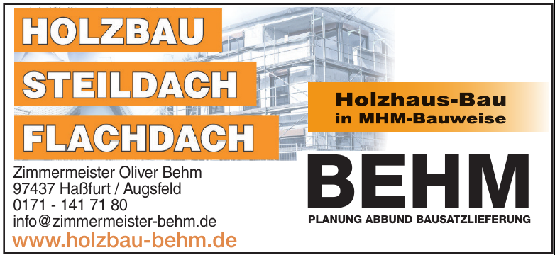 Behm Planung Abbund Bausatzlieferung Behm Planung Abbund Bausatzlieferung