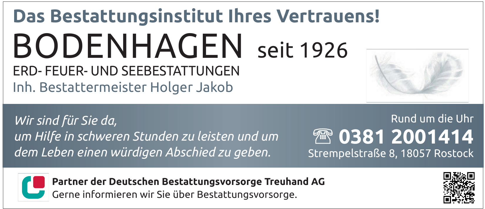 Bodenhagen Erd-, Feuer- und Seebestattungen Bodenhagen Erd-, Feuer- und Seebestattungen