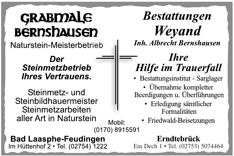 Grabmale Bernhausen Grabmale Bernhausen