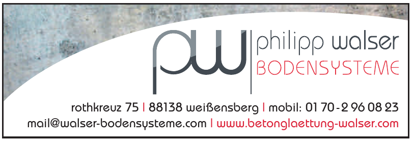 PW Philipp Walser PW Philipp Walser
