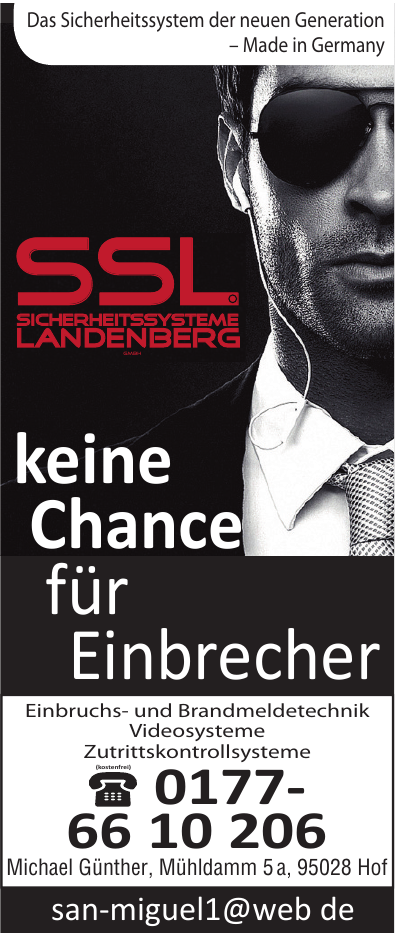 SSL Sicherheitssysteme Landenberg SSL Sicherheitssysteme Landenberg