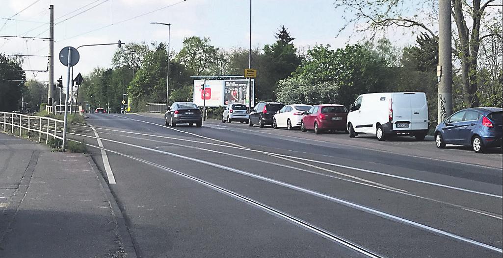 An dieser Stelle auf der Neusser Straße sind umfangreiche Baumaßnahmen erforderlich An dieser Stelle auf der Neusser Straße sind umfangreiche Baumaßnahmen erforderlich