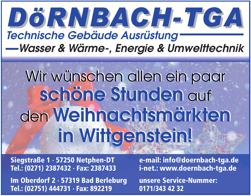Dörnbach - TGA / Technische Gebäudeausrüstung Dörnbach - TGA / Technische Gebäudeausrüstung