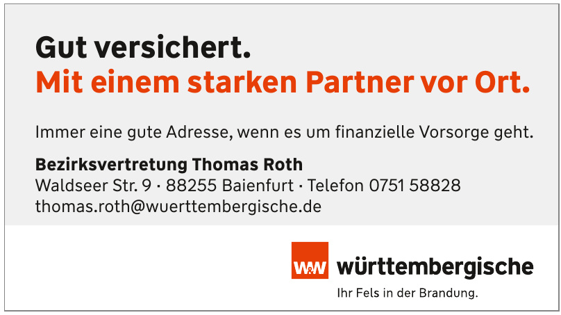 Bezirksvertretung Thomas Roth Bezirksvertretung Thomas Roth