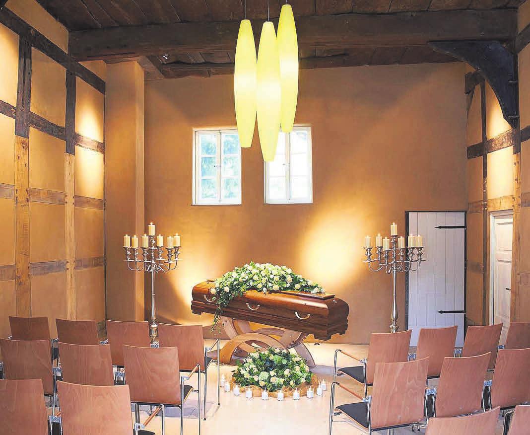 Eine Trauerfeier sollte trotz Corona-Bestimmungen einen würdevollen Rahmen haben. Foto: BDB Eine Trauerfeier sollte trotz Corona-Bestimmungen einen würdevollen Rahmen haben. Foto: BDB