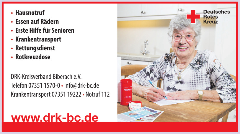 DRK-Kreisverband Biberach e.V DRK-Kreisverband Biberach e.V