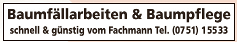 Baumfällarbeiten & Baumpflege schnell & günstig vom Fachmann Baumfällarbeiten & Baumpflege schnell & günstig vom Fachmann