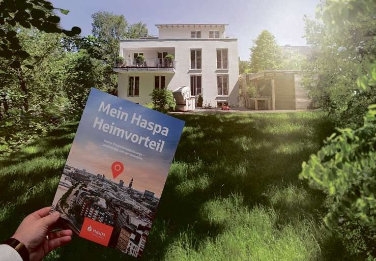 Mit dem Haspa Heimvorteil stehen die Chancen gut, den Zuschlag fürs Traumhaus zu bekommen. Foto: Haspa