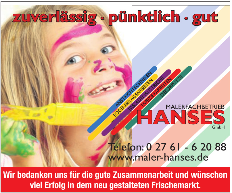 Malerfachbetrieb Hanses GmbH Malerfachbetrieb Hanses GmbH