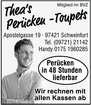 Thea‘s Perücken -Toupets Thea‘s Perücken -Toupets
