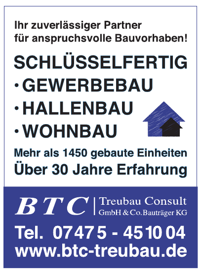 BTC Treubau Consult GmbH Co KG BTC Treubau Consult GmbH Co KG