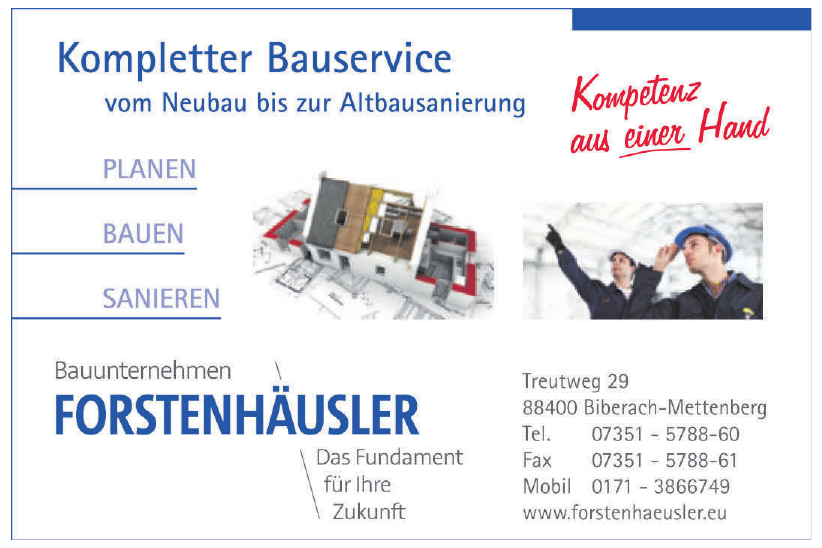 Bauunternehmen Forstenhäusler Bauunternehmen Forstenhäusler