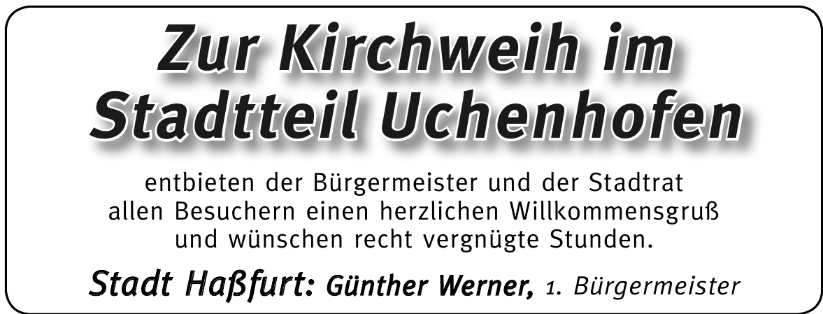 Stadt Haßfurt: Günther Werner Stadt Haßfurt: Günther Werner