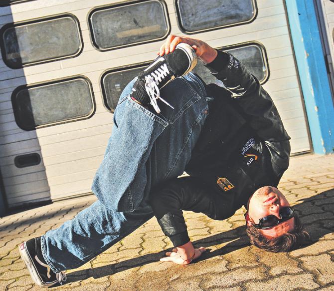 Mario Eckelgehört mittlerweile zu den besten Breakern Deutschlands. Bild: privat Mario Eckelgehört mittlerweile zu den besten Breakern Deutschlands. Bild: privat