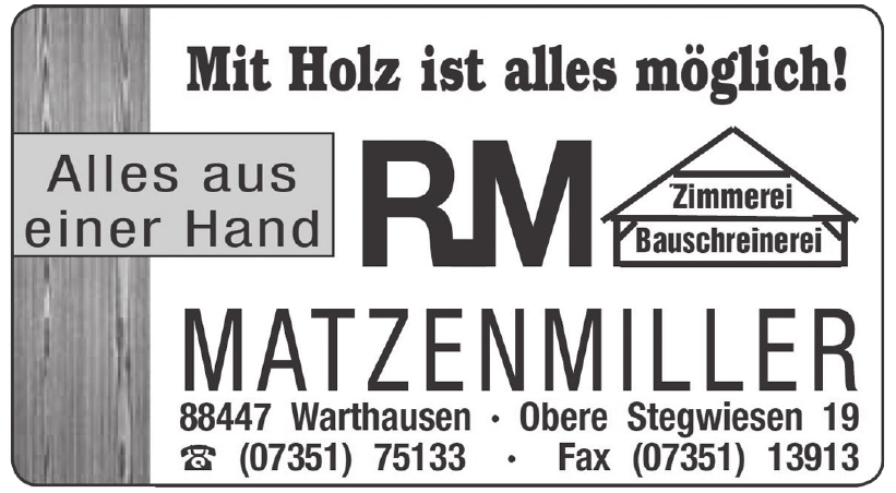 RM Matzenmiller RM Matzenmiller