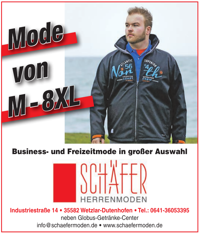 SCHÄFER Herrenmoden SCHÄFER Herrenmoden