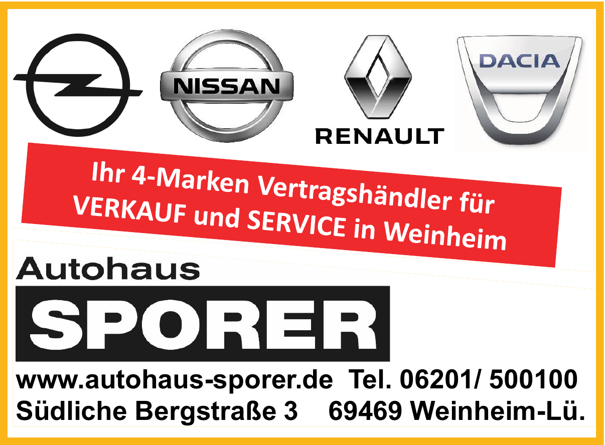 Autohaus Sporer GmbH Autohaus Sporer GmbH