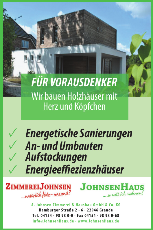 A. Johnsen Zimmerei & Hausbau GmbH & Co. KG