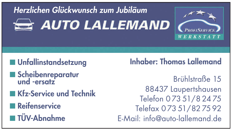 Auto Lallemand Auto Lallemand