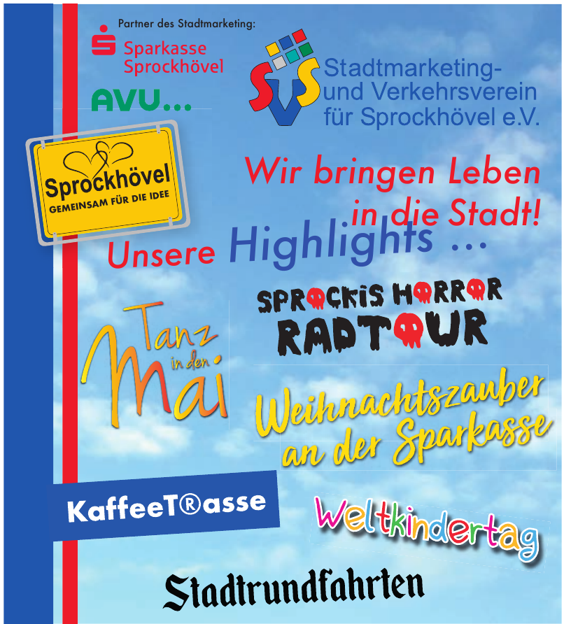 Stadtmarketing & Verkehrsverein für Sprockhövel e.V. Stadtmarketing & Verkehrsverein für Sprockhövel e.V.