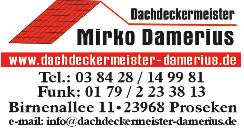 Dachdeckermeister Mirko Damerius Dachdeckermeister Mirko Damerius