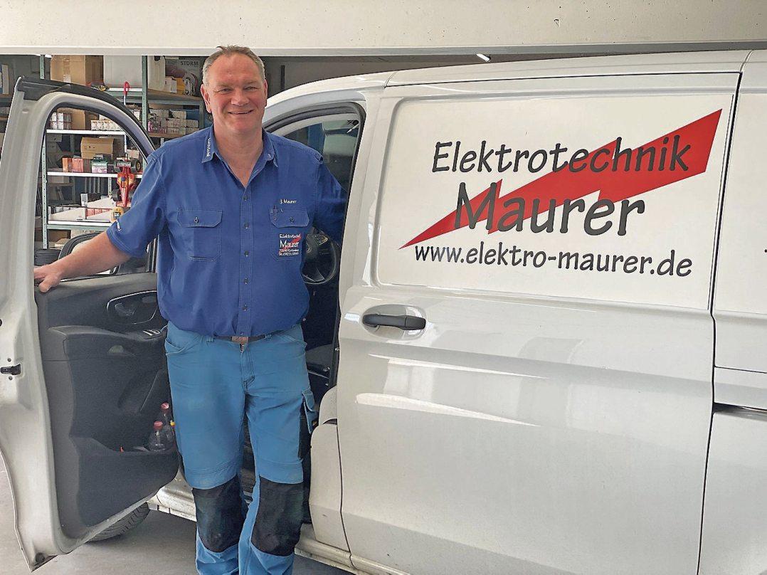 Jörg Maurer auf dem Sprung zum Kunden