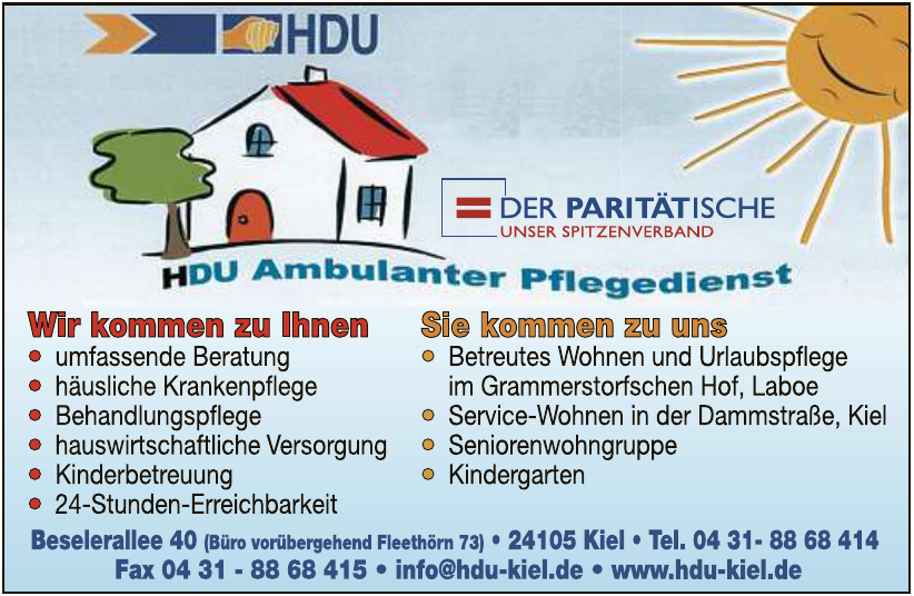 HDU Ambulanter Pflegedienst e.V. HDU Ambulanter Pflegedienst e.V.