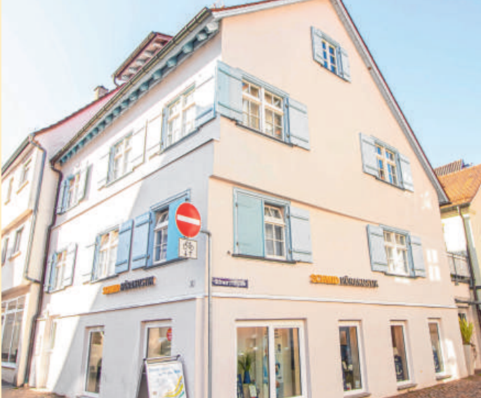 Das Geschäft in der Biberacher Schrannenstraße 12. Das Geschäft in der Biberacher Schrannenstraße 12.