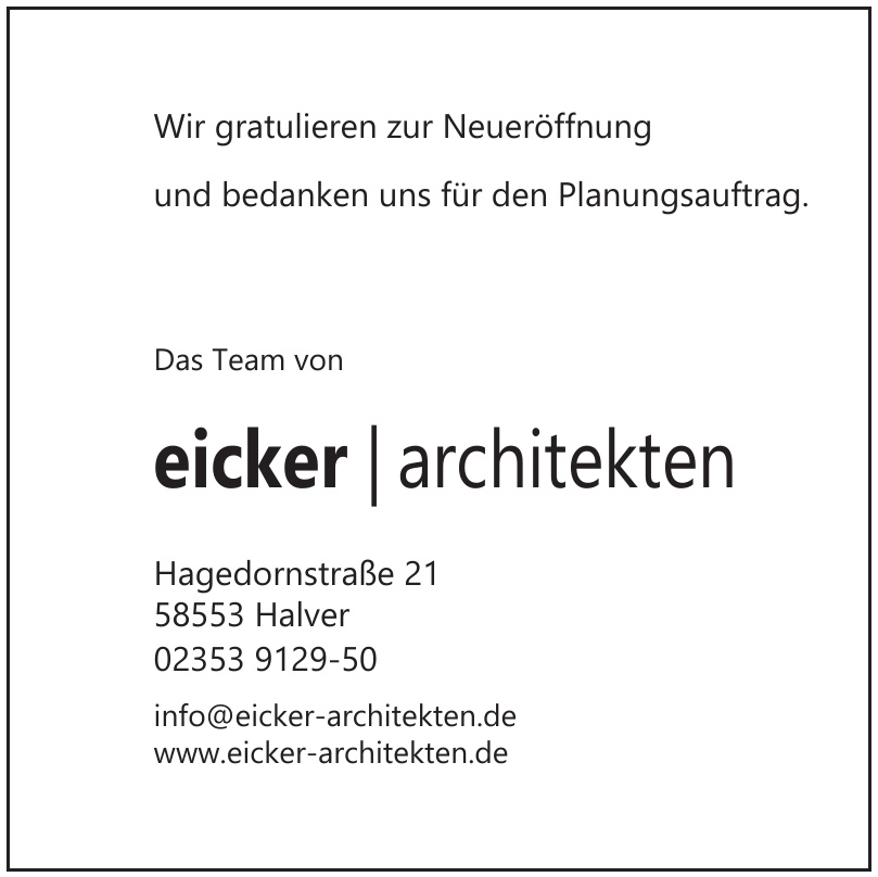 Eicker Architekten Eicker Architekten
