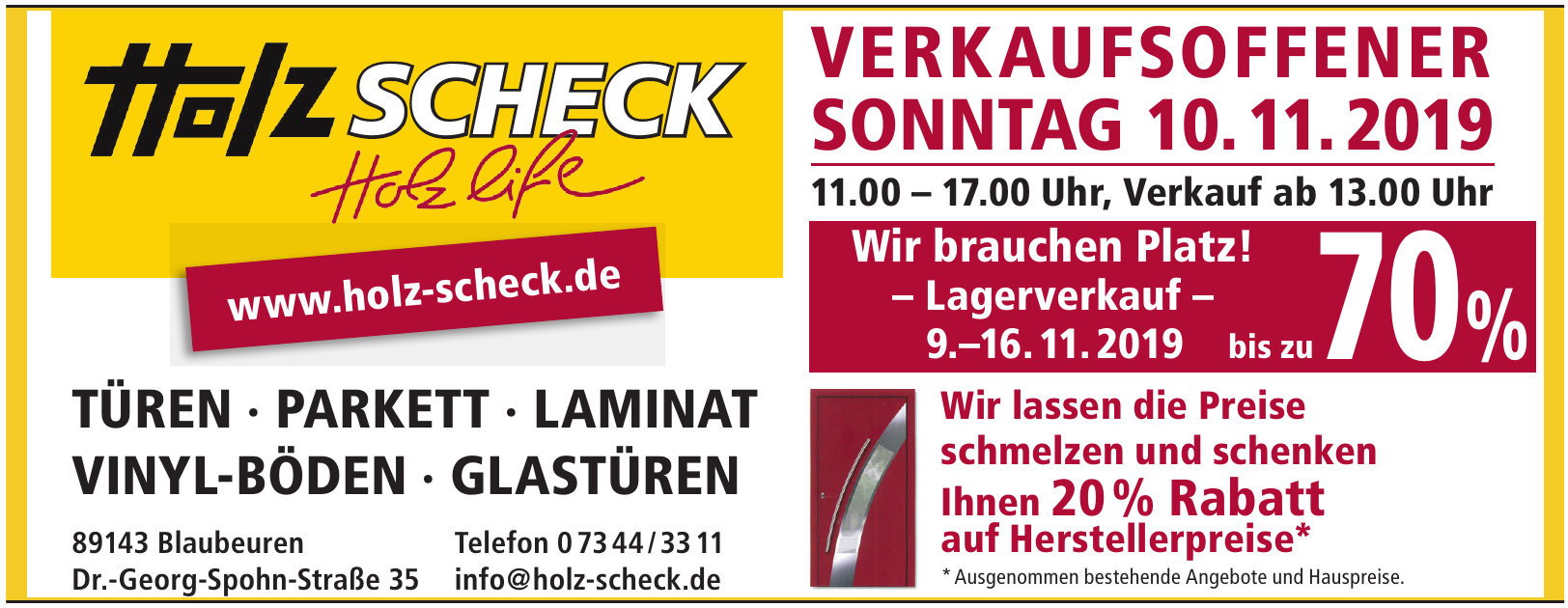 Holz Scheck Holz Scheck