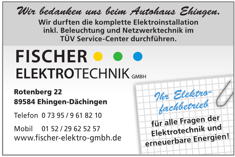 Fischer Elektrotechnik Fischer Elektrotechnik