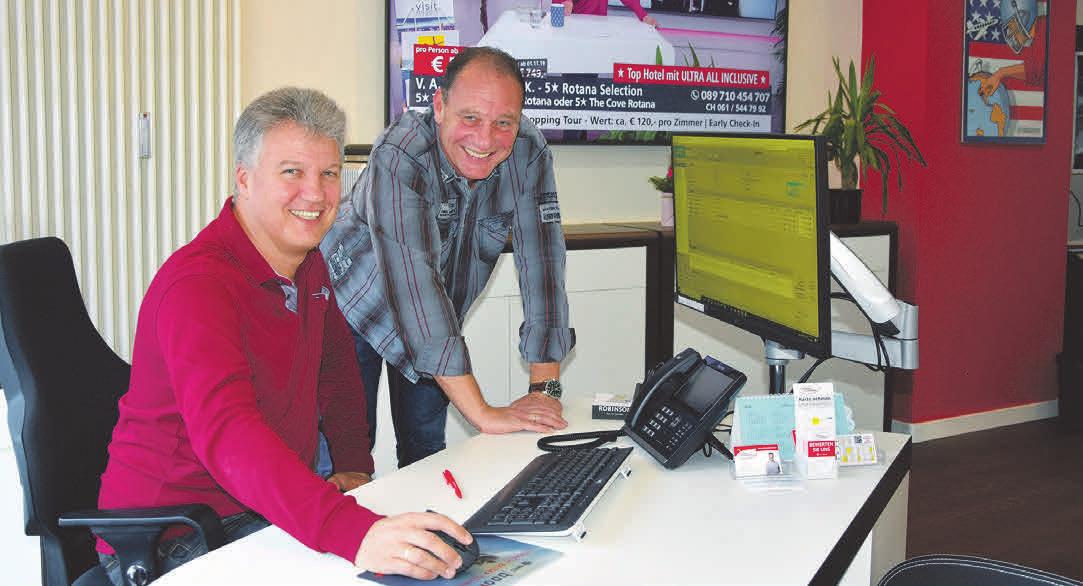 Thomas und Michael Ilsemann haben ihr Reisebüro vor 25 Jahren gemeinsam eröffnet. Thomas und Michael Ilsemann haben ihr Reisebüro vor 25 Jahren gemeinsam eröffnet.