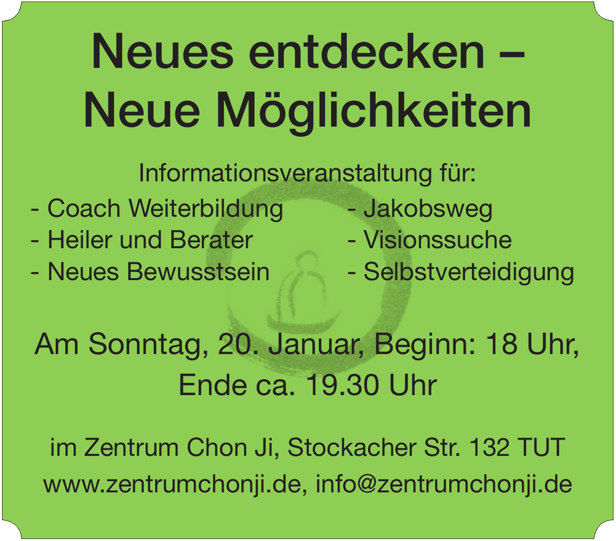 Zentrum Chon Ji Zentrum Chon Ji
