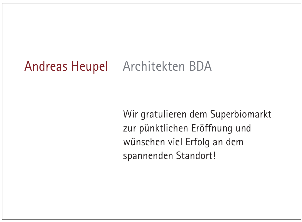 Andreas Heupel Architekten BDA Andreas Heupel Architekten BDA