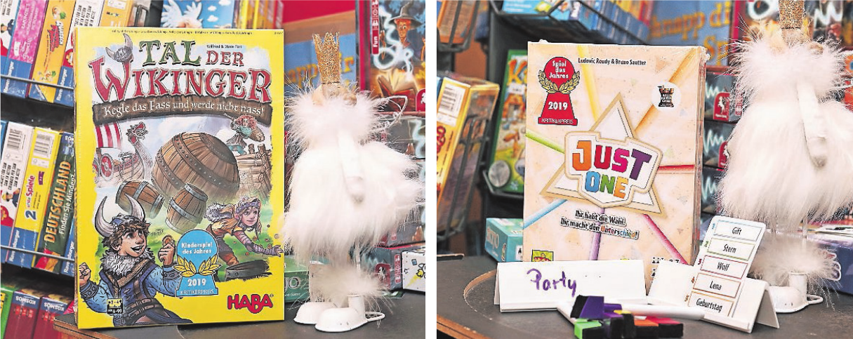 Spannende Spiele wie das Kinderspiel des Jahres 2019, „Tal der Wikinger“, werden bei der Spielerunde vorgestellt. Spannende Spiele wie das Kinderspiel des Jahres 2019, „Tal der Wikinger“, werden bei der Spielerunde vorgestellt.