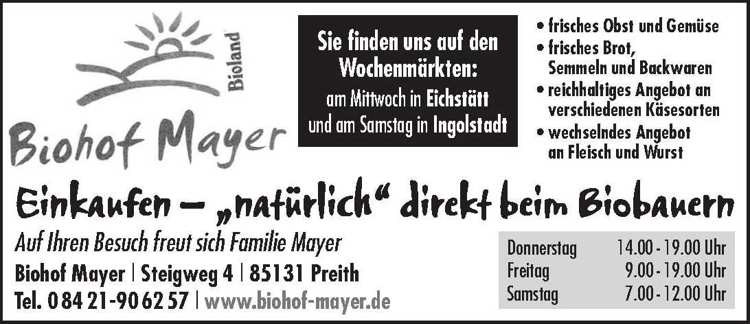 Biohof Mayer Biohof Mayer