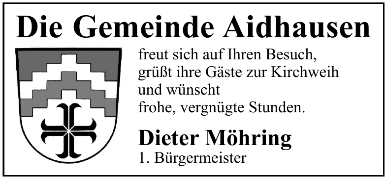 Die Gemeinde Aidhausen Die Gemeinde Aidhausen