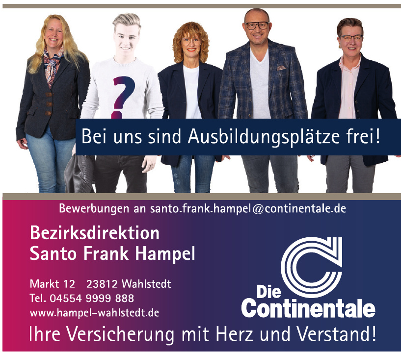 Die Continentale Bezirksdirektion Santo Frank Hampel