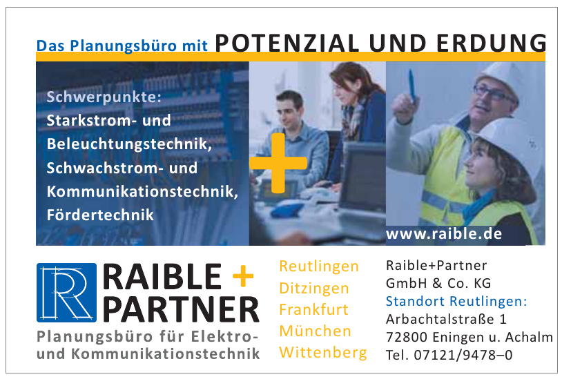 Raible+Partner GmbH & Co. KG Raible+Partner GmbH & Co. KG