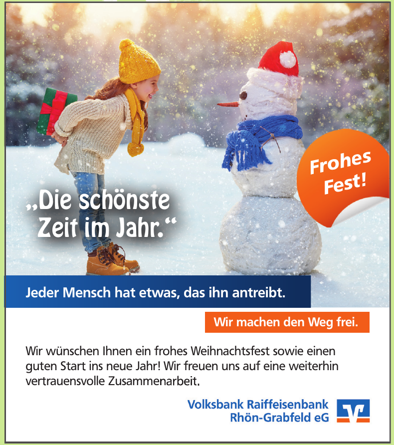 Volksbank Raiffeisenbank Rhön-Grabfeld eG Volksbank Raiffeisenbank Rhön-Grabfeld eG