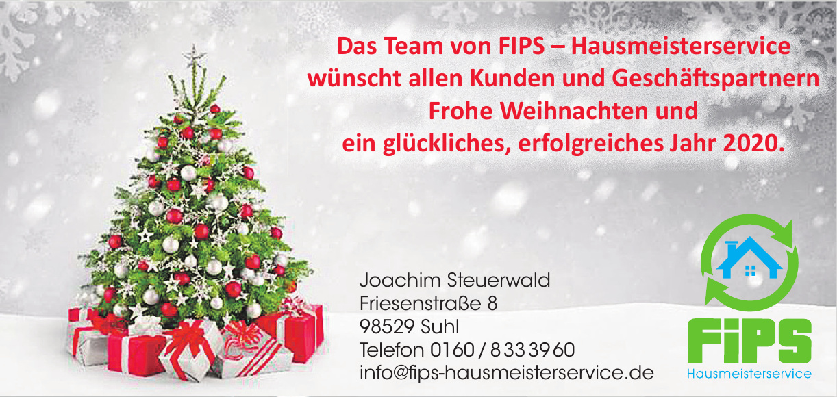 FiPS Hausmeisterservice Joachim Steuerwald FiPS Hausmeisterservice Joachim Steuerwald