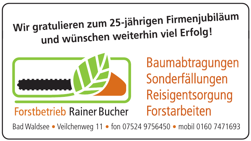 Rainer Bucher Forstbetrieb Rainer Bucher Forstbetrieb