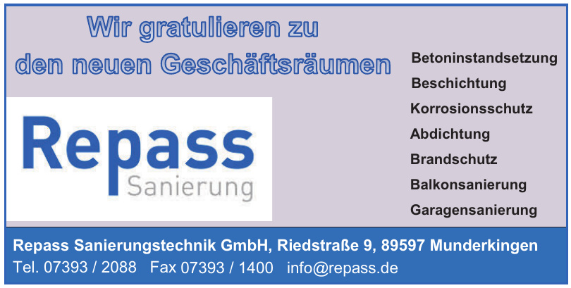 Repass Sanierungstechnik GmbH Repass Sanierungstechnik GmbH