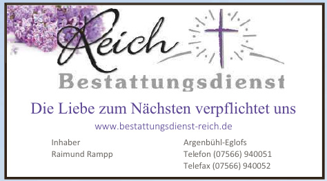 Reich Bestattungsdienst Reich Bestattungsdienst